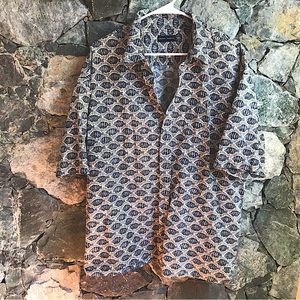 Grant Thomas Men’s Short Sleeve Button Down Tropical Fish Print Cotton Shirt XXL